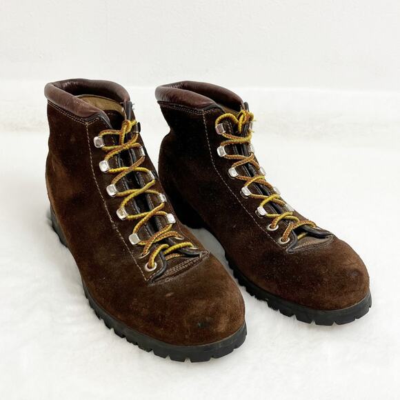 The Alps by Fabiano Womens Hiking Boots Lace Up Suede Mountaineering Size 7.5 - Picture 11 of 11